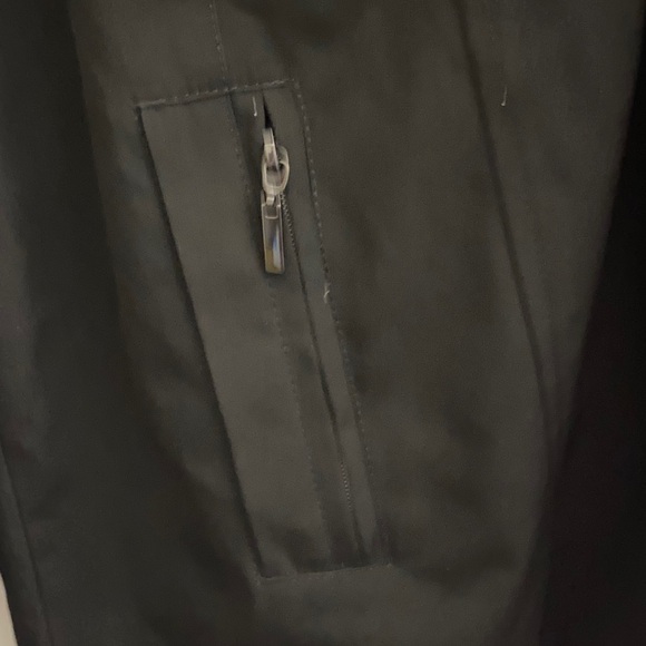 NWOT Coldwater Creek Wo size XL Black Raincoat / Coat with removable Hood - Picture 8 of 13